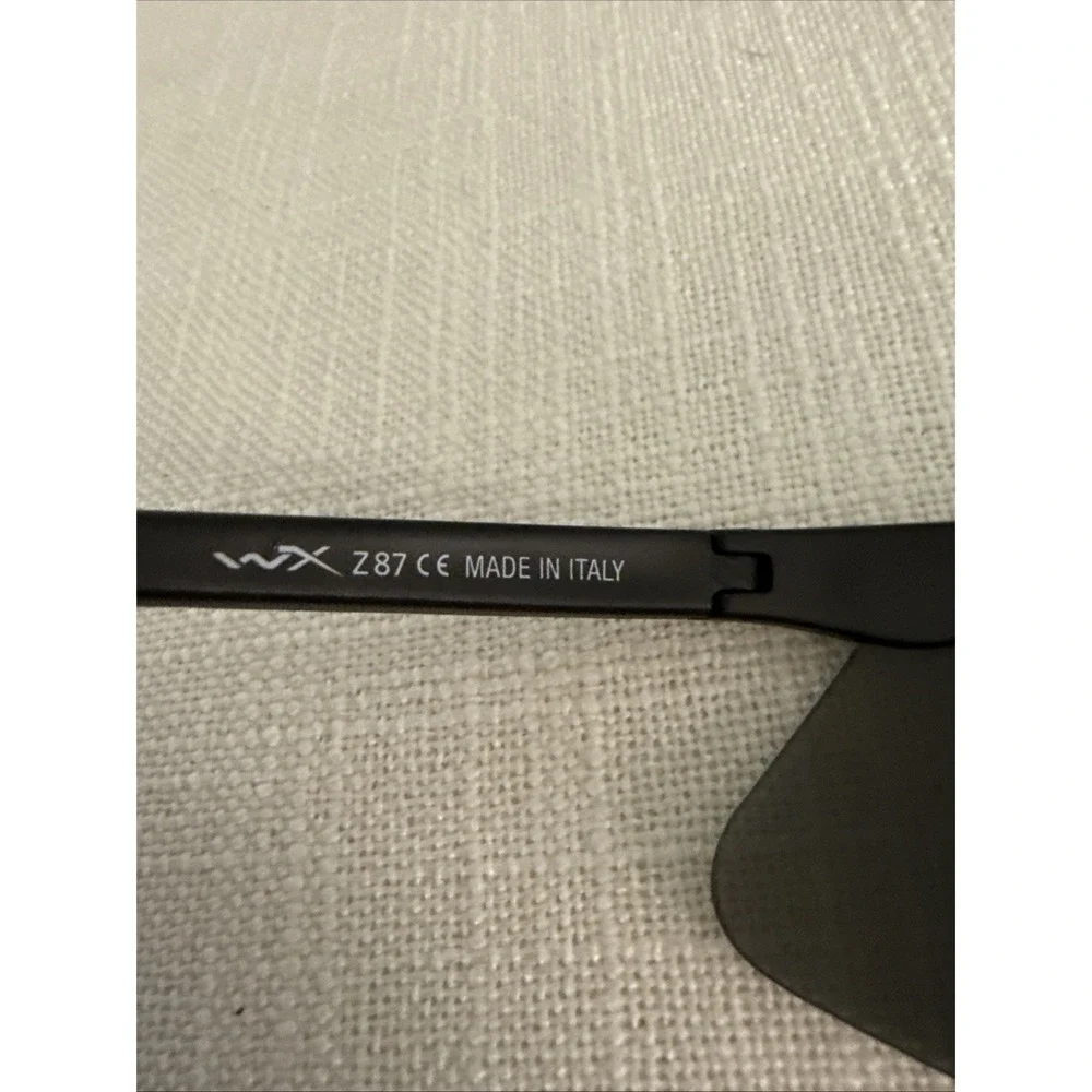 Wiley X Z87 Sunglasses Matte Black Frame w/‎ Light Rust/Smoke Gray/Clear Lens